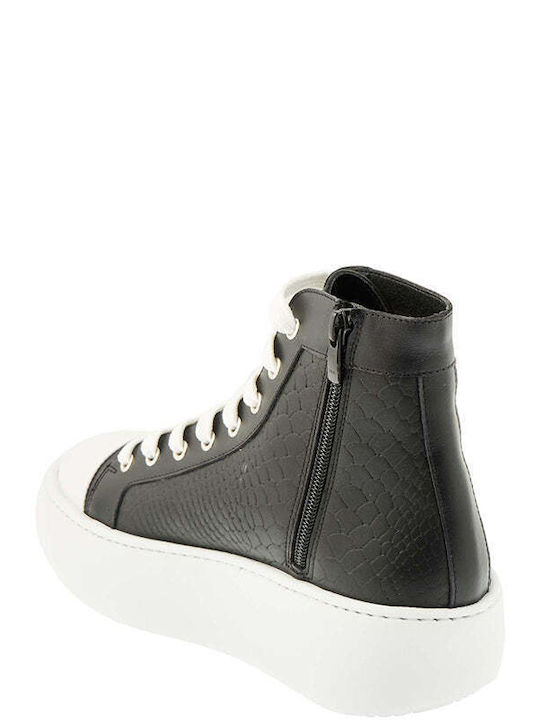 Makris Femei Flatforms Sneakers Negre