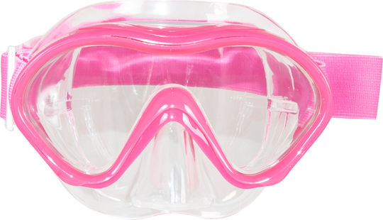 Scuba Force Μάσκα Θαλάσσης Παιδική Flores Ροζ