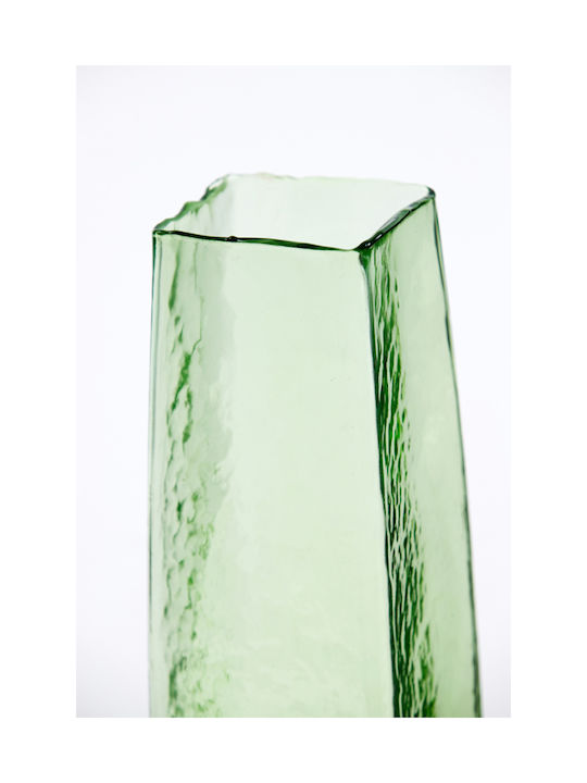 Glass Vase 10x10x25cm