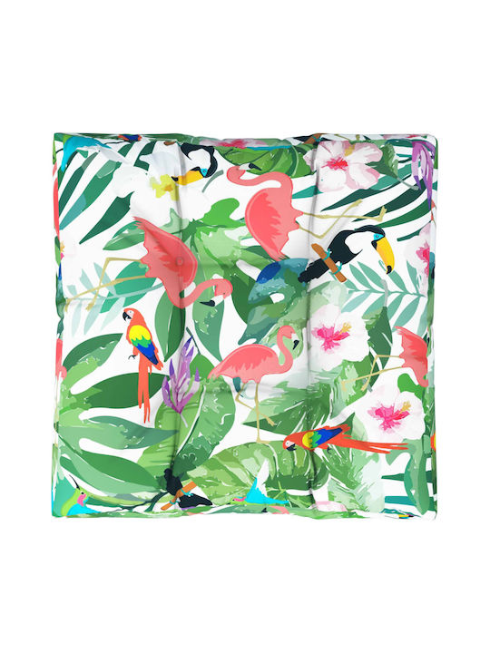 vidaXL Waterproof Bench Cushion Palette Multicolour 80x80cm