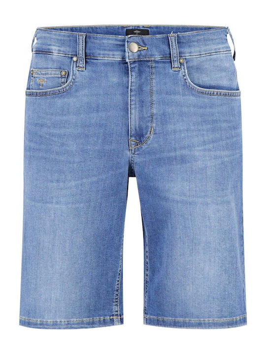 Fynch Hatton Herrenshorts Jeans Hellblau