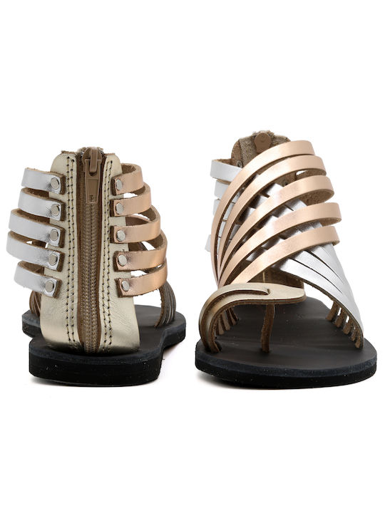 Leder Flache Sandalen Für Damen