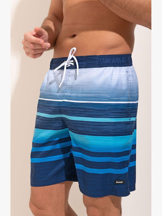 Bonatti Men's Swimwear Shorts Blue Striped