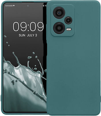 KWmobile Rubberized Silicone Back Cover Arctic Night (Redmi Note 12 Pro+)