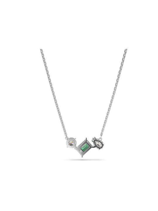 Swarovski Κολιέ με Προσωποποίηση Πράσινο