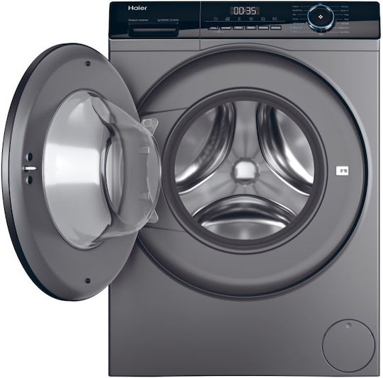 Haier Πλυντήριο Ρούχων 9kg 1400 Στροφών Γκρι HW90-B14939S8-S