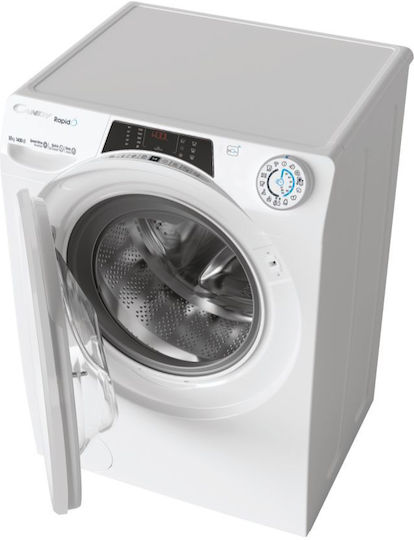 Candy Washing Machine 10kg with Steam Technology 1400 Rounds Snap & Wash RO 14104DWMT/1-S
