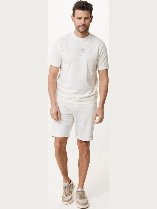 Herrenshorts Jeans Weiß