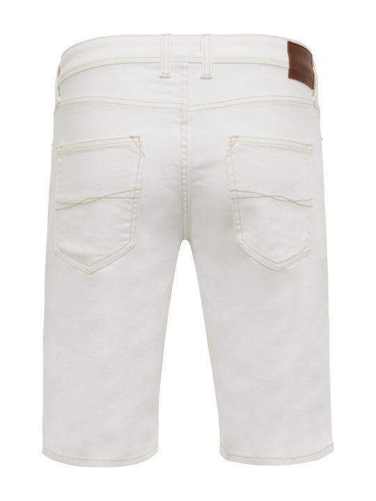 Herrenshorts Jeans Weiß