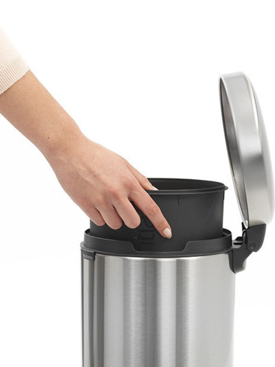 Brabantia Inox Bathroom Basket 5lt Silver