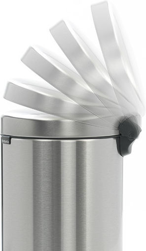 Brabantia Inox Καλαθάκι Μπάνιου 5lt Ασημί