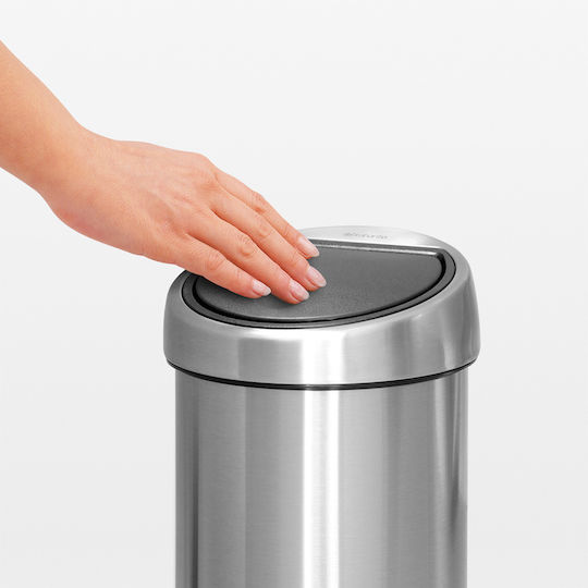 Brabantia Inox Καλαθάκι Μπάνιου 3lt Ασημί
