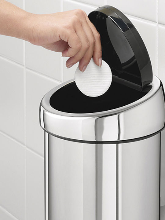 Brabantia Inox Perie de toaletă 3lt Argintiu