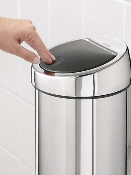 Brabantia Inox Perie de toaletă 3lt Argintiu