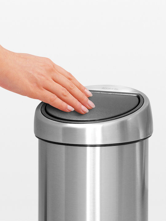 Brabantia Inox Badezimmer Mülleimer 3Es Braun