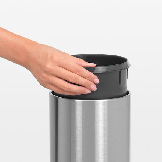 Brabantia Inox Badezimmer Mülleimer 3Es Braun