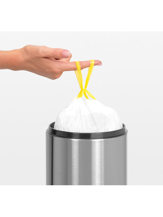 Brabantia Bin 647216 Inox Perie pentru coșul de gunoi din baie 3lt Alb