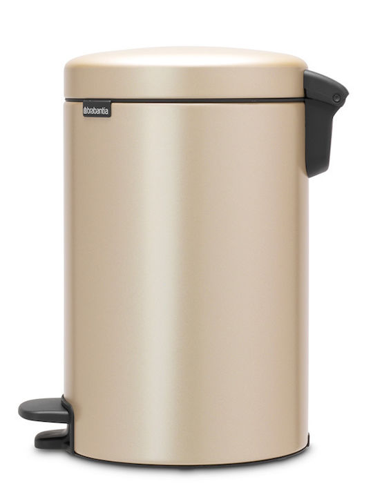 Brabantia NewIcon Inox Банята кошче 12лт Сребрист