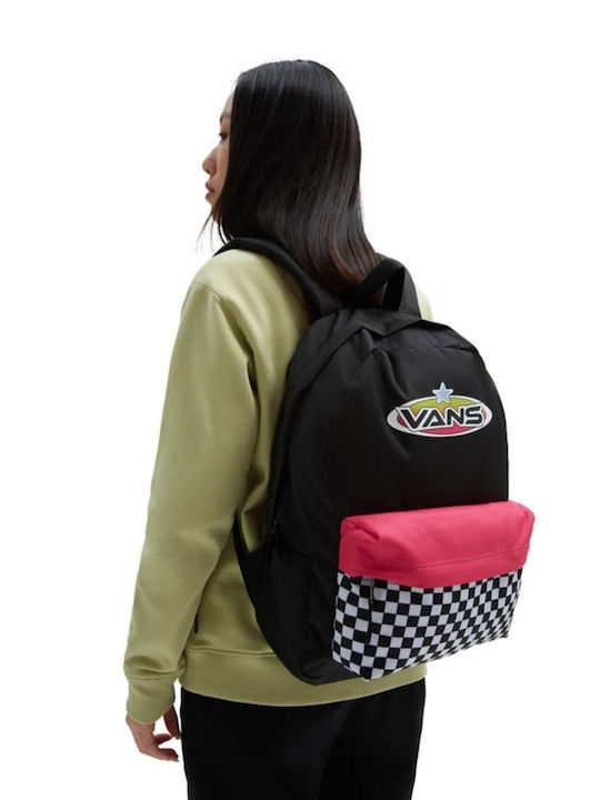 Vans Street Sport Realm School Bag Backpack Junior High-High School Black 22Liters