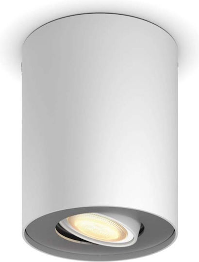 Philips Pillar Μονό Σποτ με Ντουί GU10