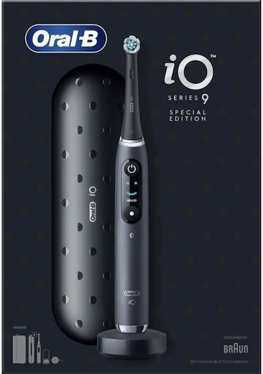 Oral-B Series 9 Special Edition Electric Toothbrush with Timer, Pressure Sensor and Travel Case Black