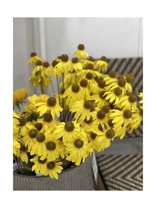 Artificial Decorative Branch Yellow 1pcs