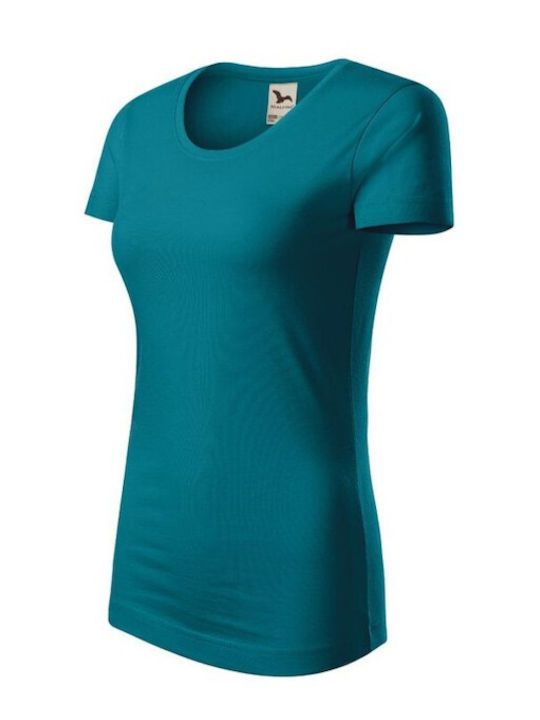 Malfini Werbe-T-Shirt in Blau Farbe