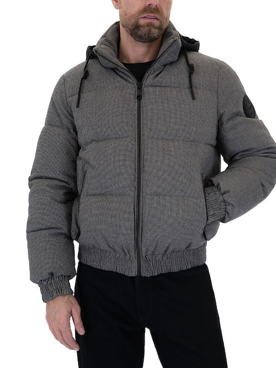 Ted Baker Herren Winter Jacke Puffer Gray