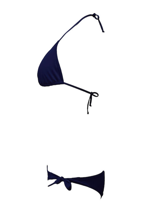 Set Bikini Τριγωνάκι & Brazil Navy Μπλε