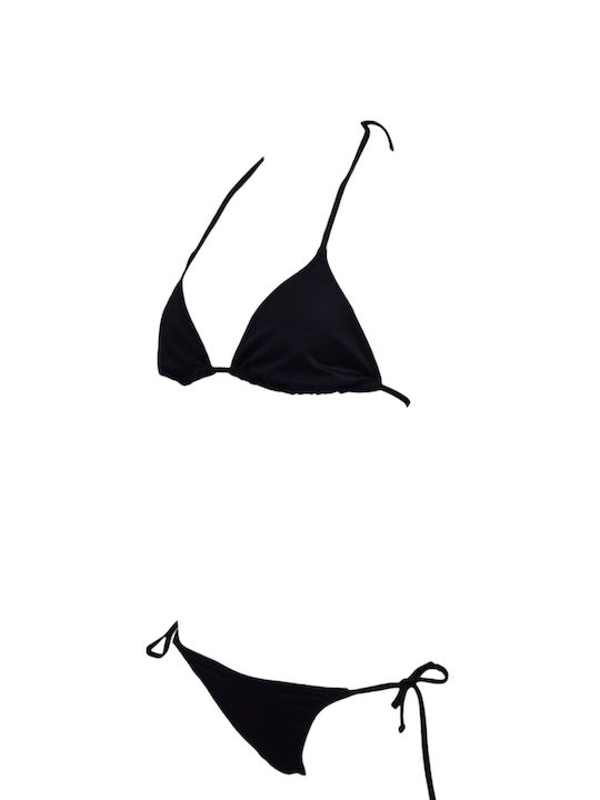 Set Bikini Τριγωνάκι Μαύρο