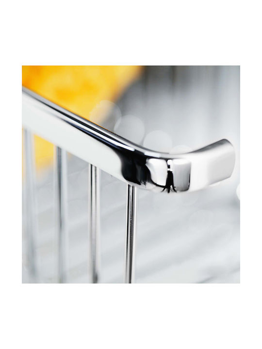 Geesa Wandmontiert Schwamm-Halter Metallisch Silber