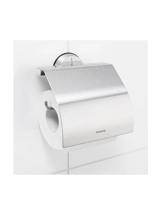 Brabantia Επιτοίχια Χαρτοθήκη Μεταλλική Ασημί