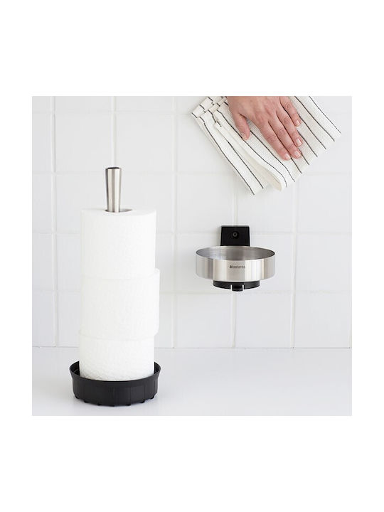 Brabantia Wandmontiert Papierhalter Metallisch Silber