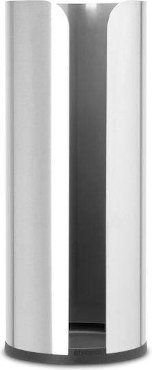 Brabantia Χαρτοθήκη Δαπέδου Μεταλλική Ασημί