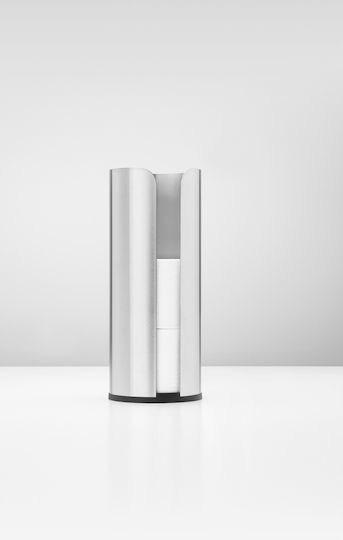 Brabantia Χαρτοθήκη Δαπέδου Μεταλλική Ασημί