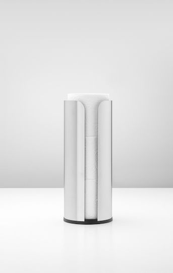 Brabantia Χαρτοθήκη Δαπέδου Μεταλλική Ασημί