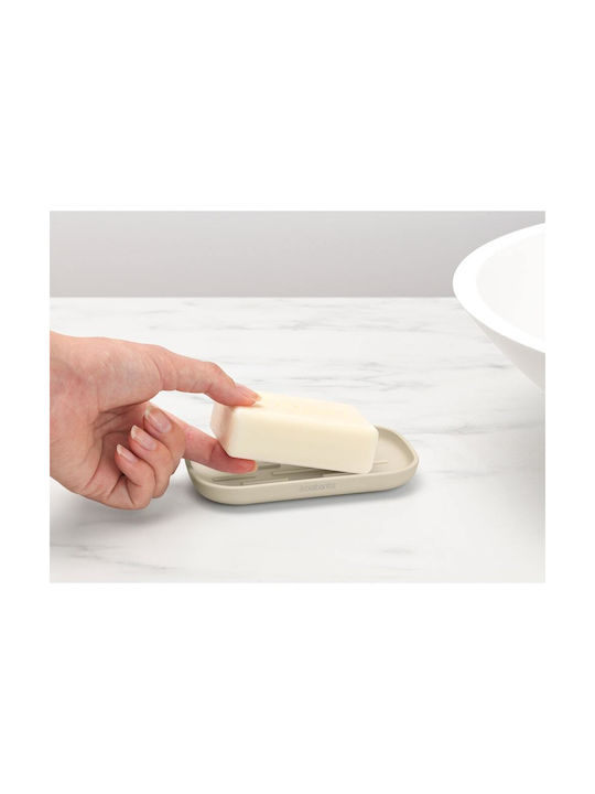 Brabantia Tisch Seifenschale Metallisch Beige