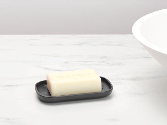 Brabantia Metallic Soap Dish Countertop Gray