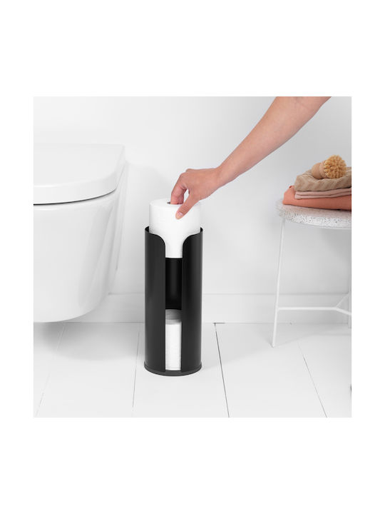 Brabantia Boden Papierhalter Metallisch Schwarz