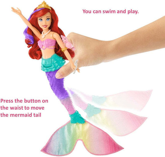 Barbie Swim & Splash Magic Mermaid Doll for 3+ years+ Years 25cm