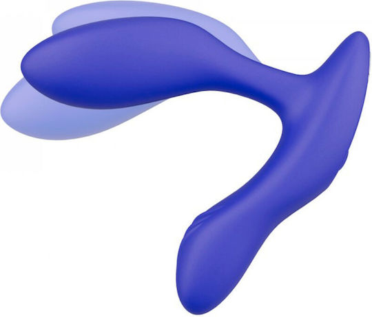 We-Vibe Vector+ Thrill Seeker Vibrator Anal cu Funcție Wireless Albastru 10.9cm
