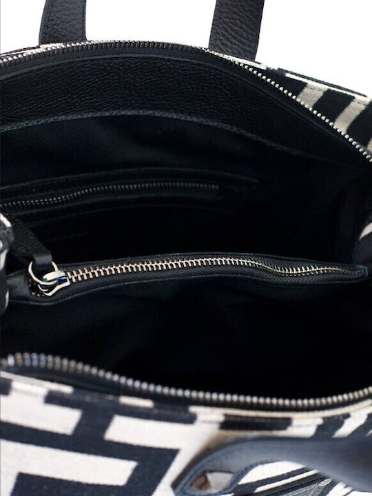 Theseus Leder Damentasche Handtasche Beige/Black
