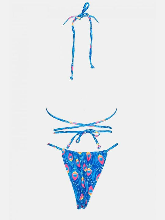 Bikini-Set 3-teilig Blau