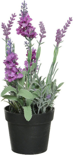 Artificial Plant in Small Pot Lavender Black 12cm Interni Oggi