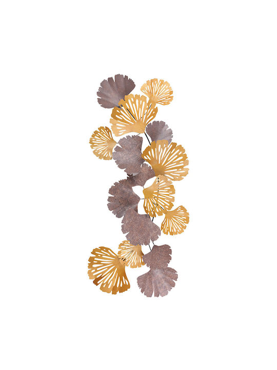 Wall Decor Gergo Gold Made of Metal 130x6x60cm