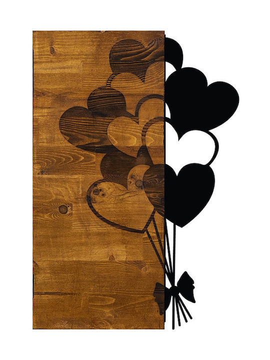 Wooden Wall Hanging Decor 39x39cm