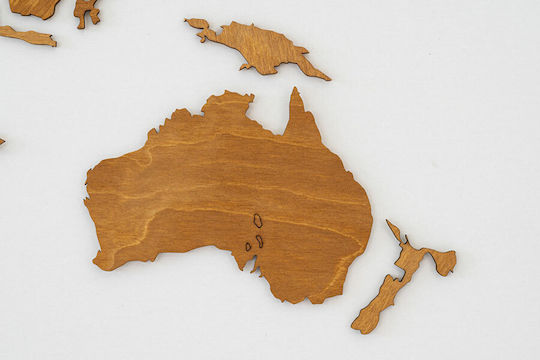 Handmade Wall Decor Made of Wood 190x110cm