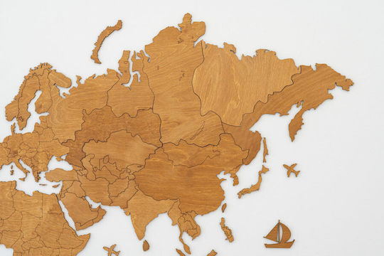 Handmade Wall Decor Made of Wood 190x110cm