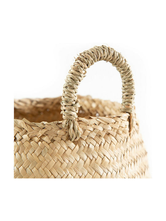 La Redoute Interieurs Handgefertigte Wanddekoration in Beige aus Korbweide Material 24x24cm