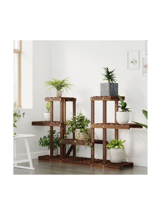 vidaXL Brown Wooden Wall Decor 110x73cm